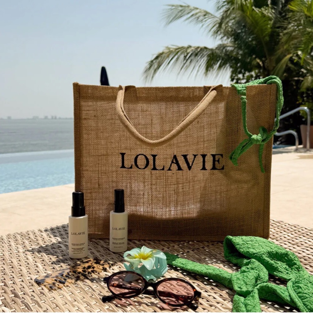 Lolavie Tan Tote Bag-NWT